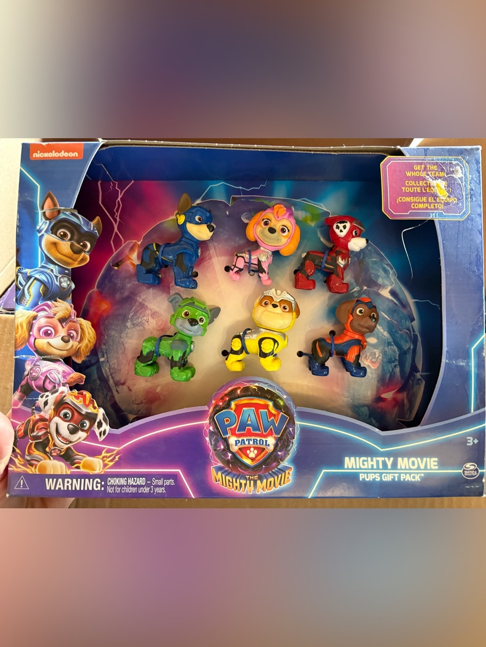 Paw Patrol Mighty Movie Pup Figure Set - New in Box!